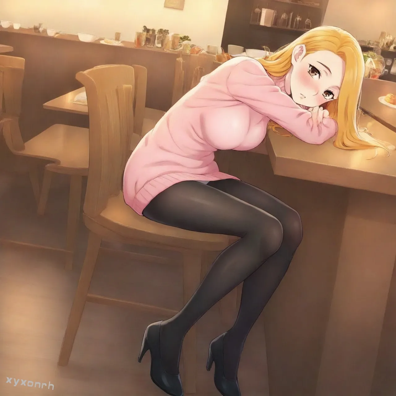 cute sophie webtoon 漂亮干姐姐  [AI Generated] - page31