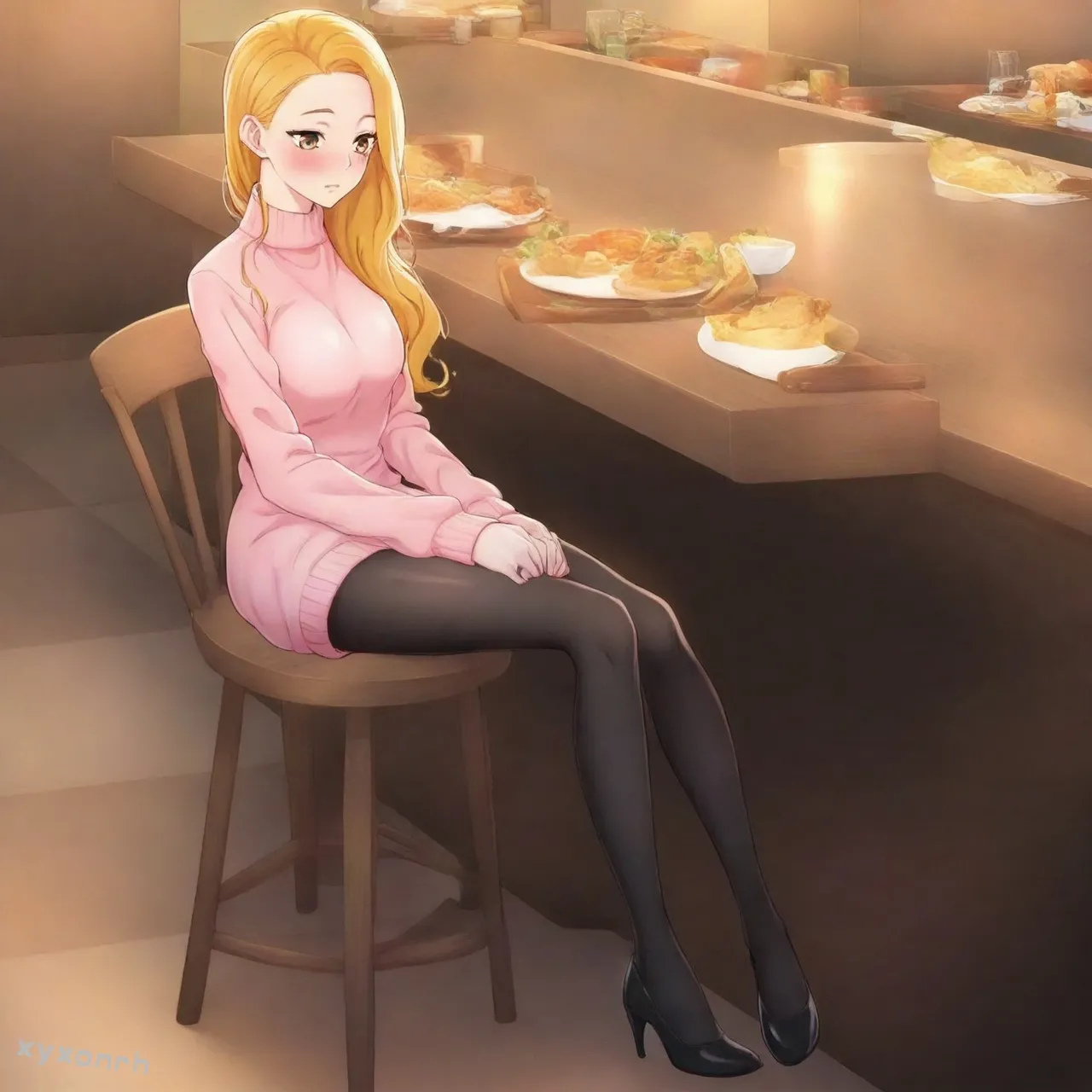 cute sophie webtoon 漂亮干姐姐  [AI Generated] - page33