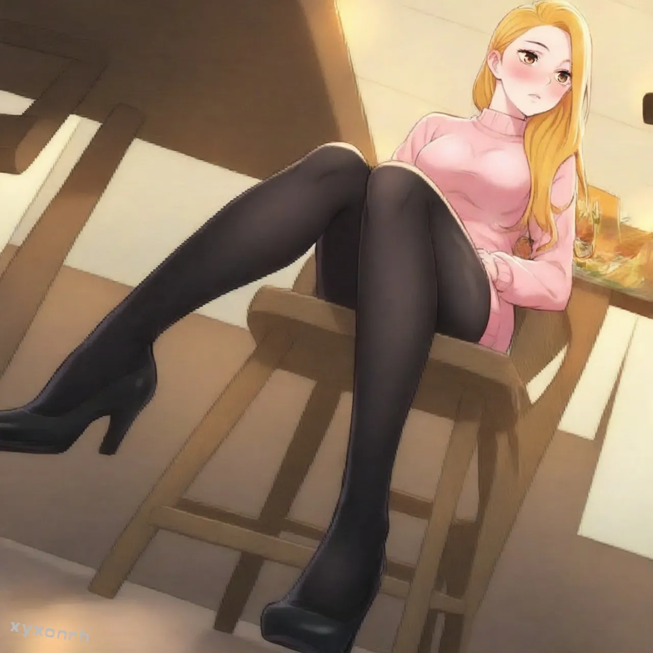 cute sophie webtoon 漂亮干姐姐  [AI Generated] - page34