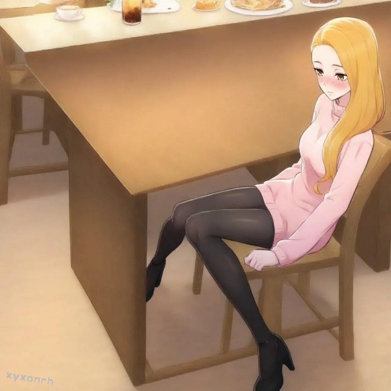 cute sophie webtoon 漂亮干姐姐  [AI Generated] - page35