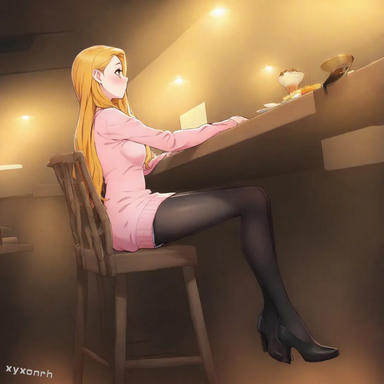 cute sophie webtoon 漂亮干姐姐  [AI Generated] - page40