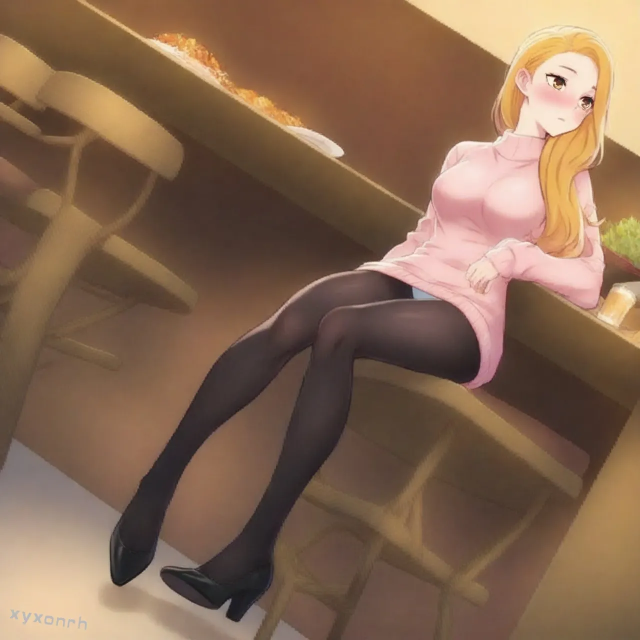 cute sophie webtoon 漂亮干姐姐  [AI Generated] - page41