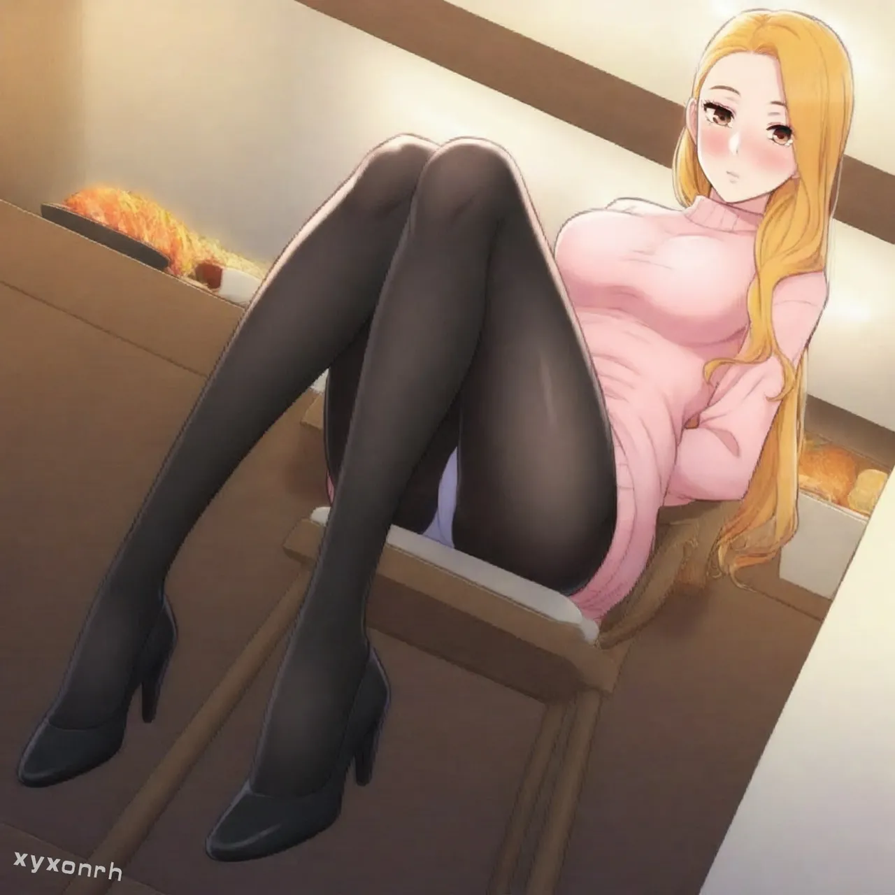 cute sophie webtoon 漂亮干姐姐  [AI Generated] - page43