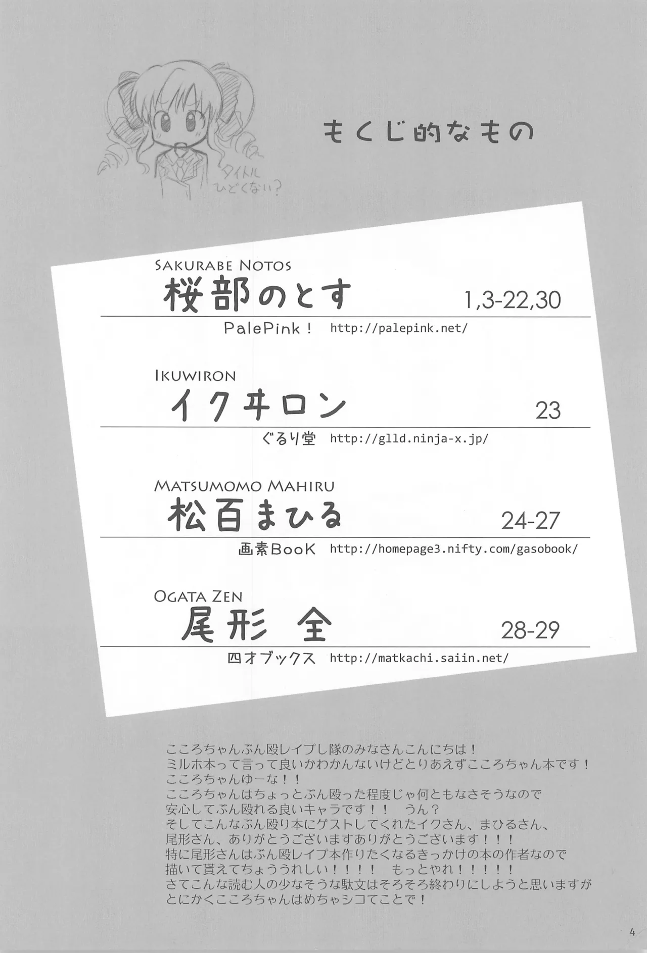 ぶん殴レイプこころちゃん - page4