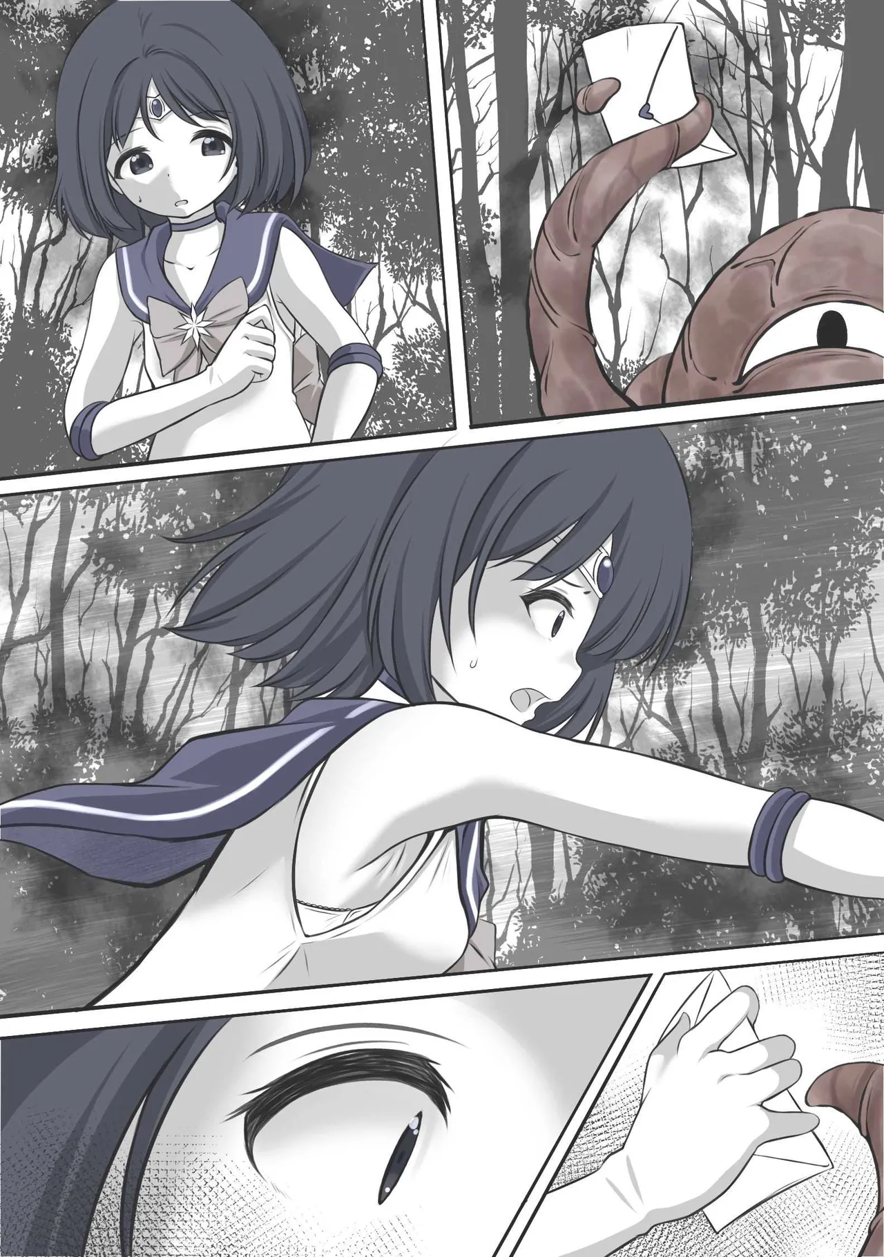 絶頂したら精神を乗っ取られる線虫に寄生されるセーラ●サターン - page28