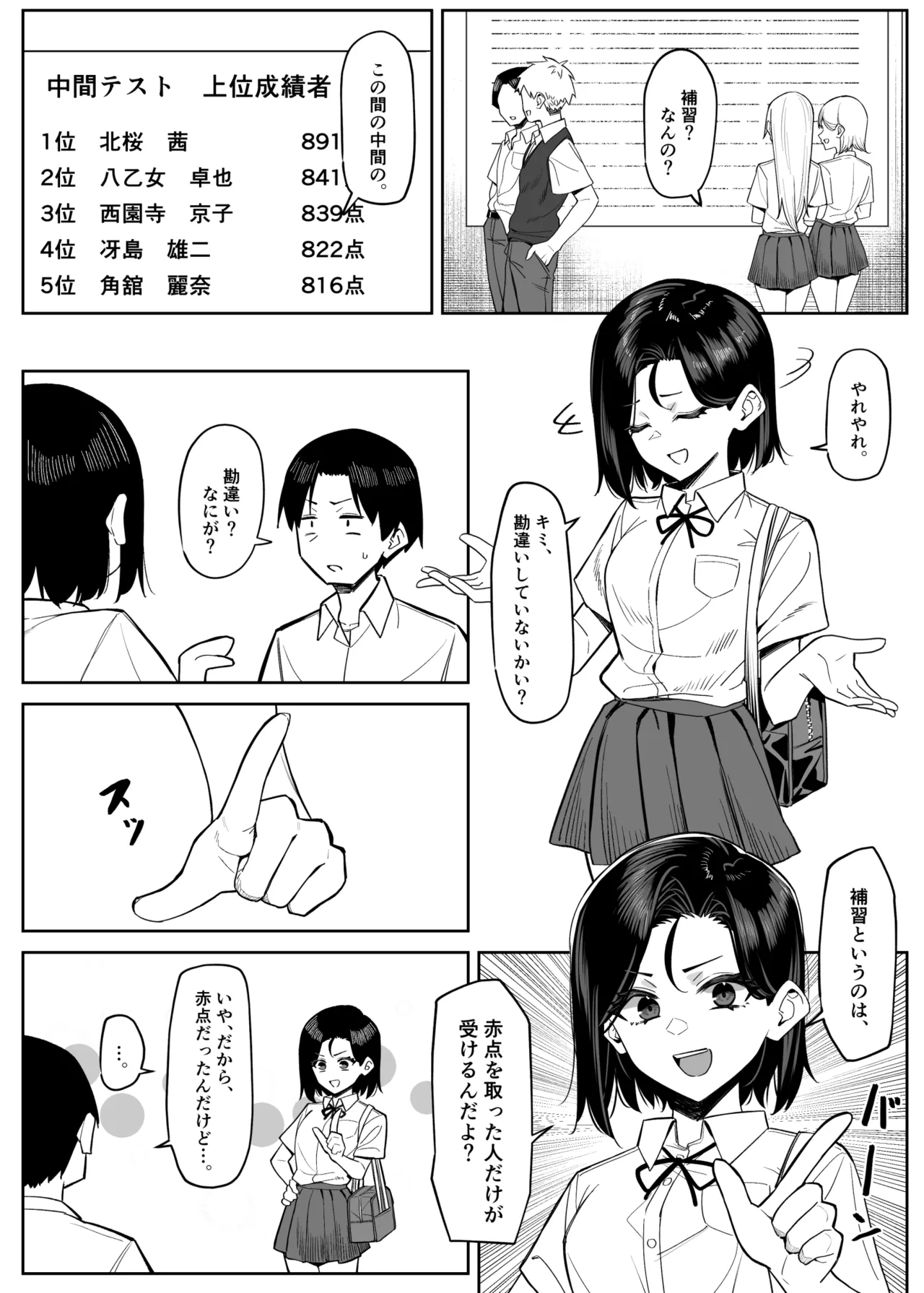 優等生にオ〇ニーを見せる話 4 - page2