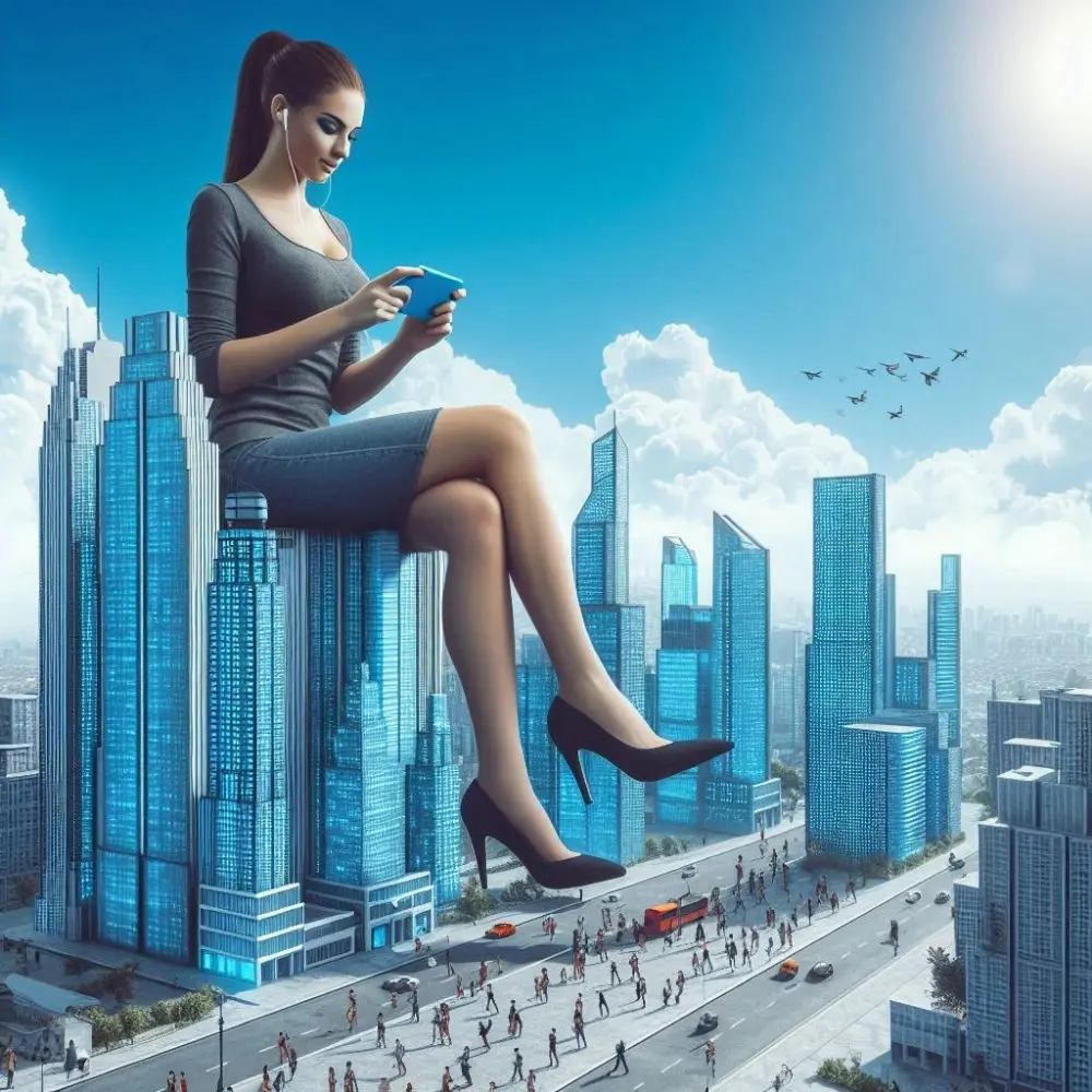 Giantess 10 [AI Generated] - page315