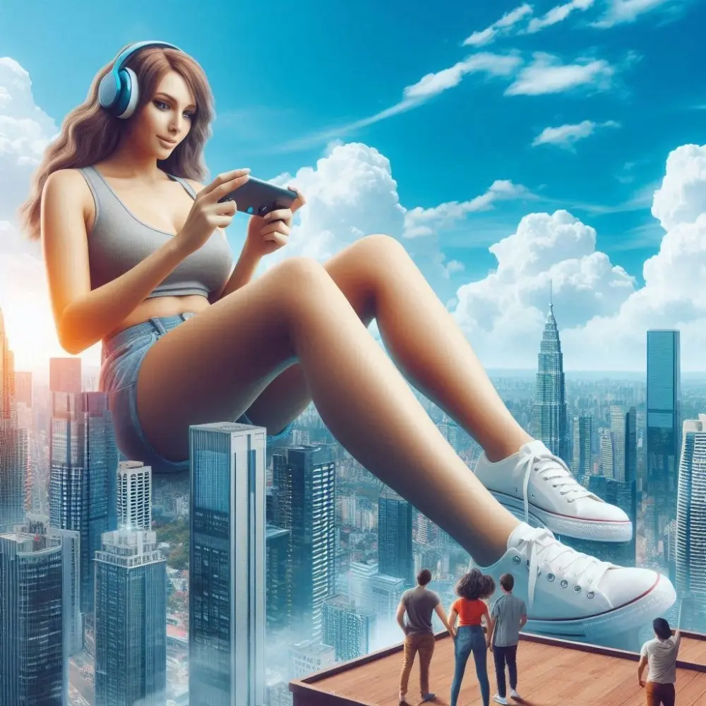 Giantess 10 [AI Generated] - page34