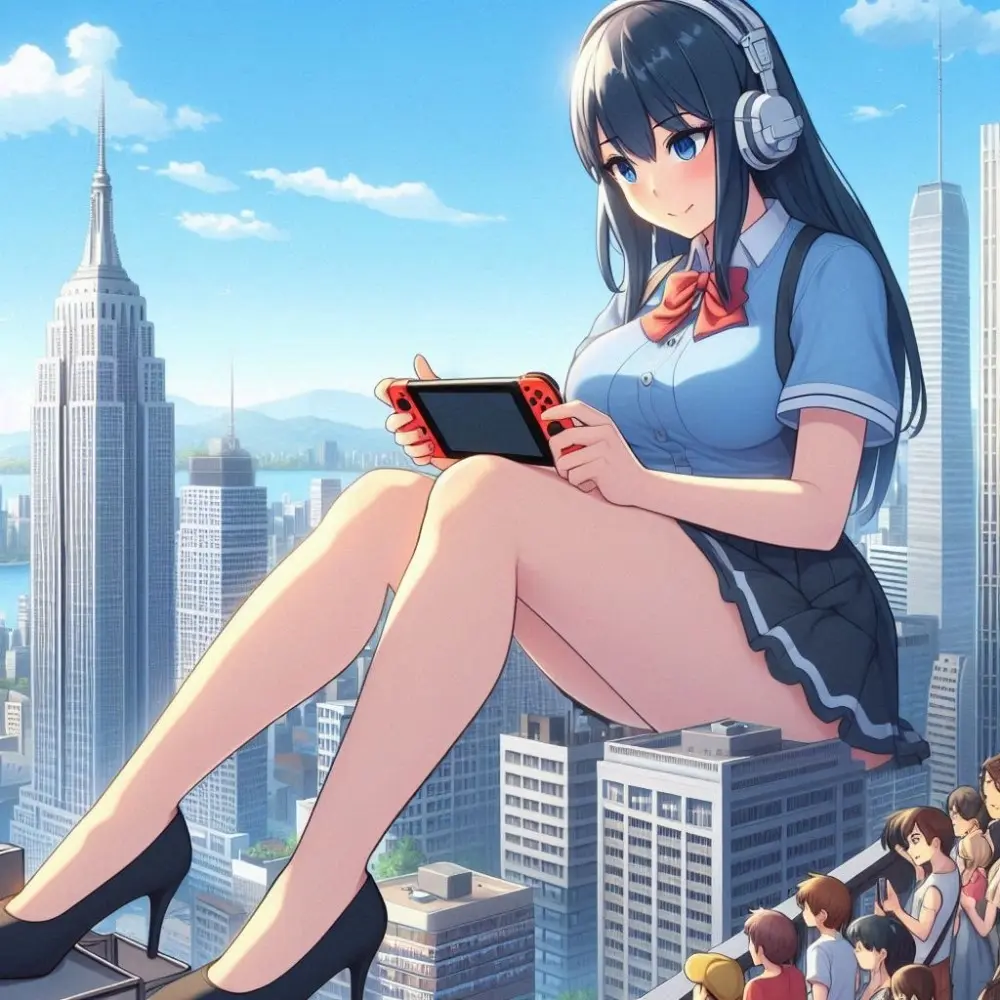 Giantess 10 [AI Generated] - page376