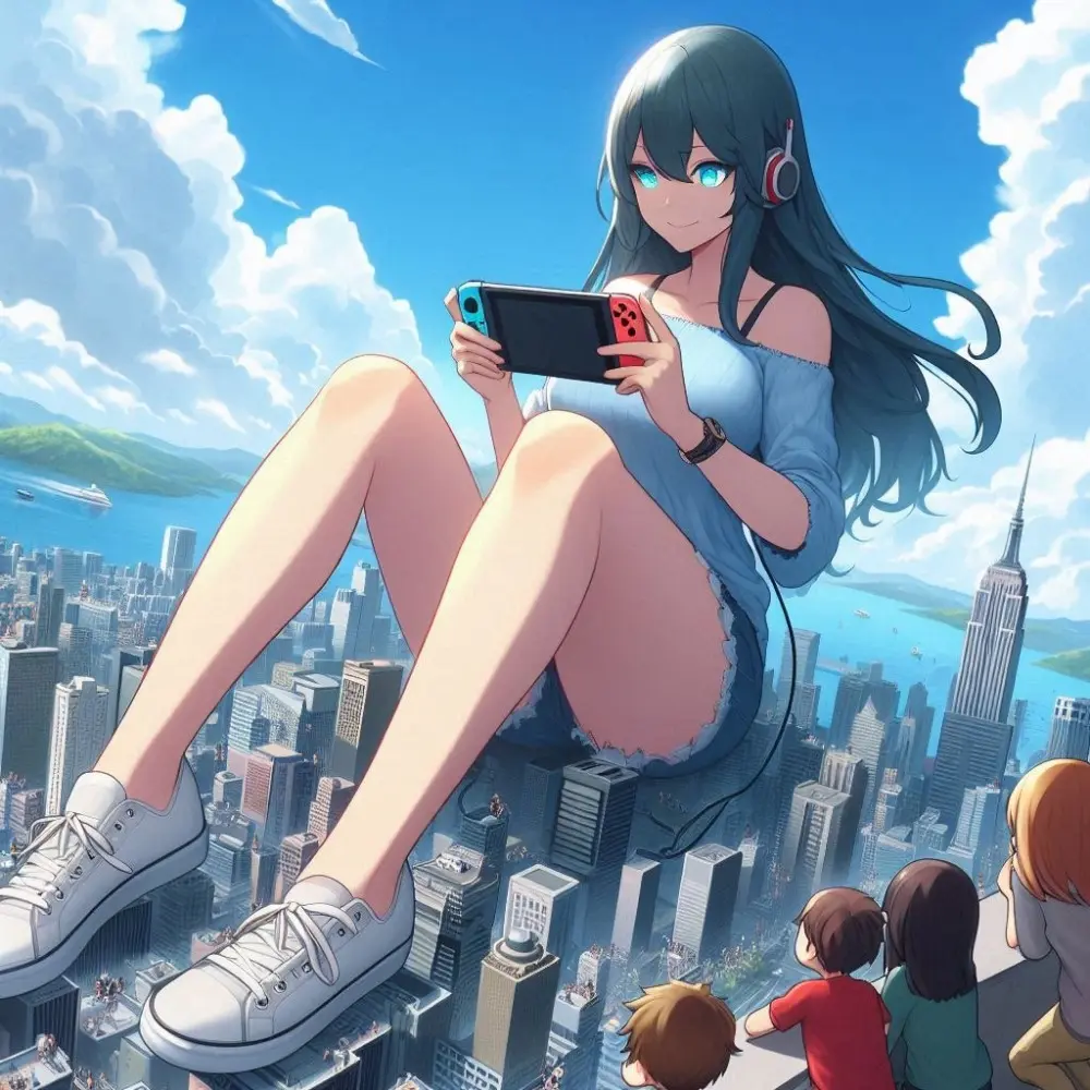 Giantess 10 [AI Generated] - page415