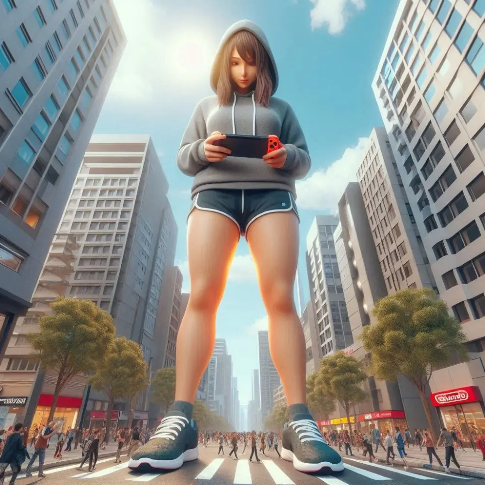 Giantess 10 [AI Generated] - page417