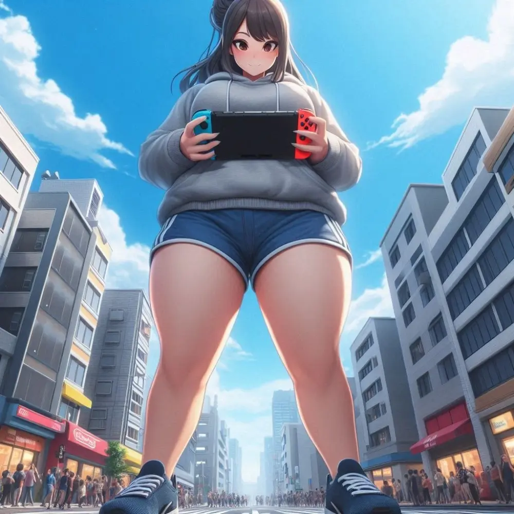 Giantess 10 [AI Generated] - page464