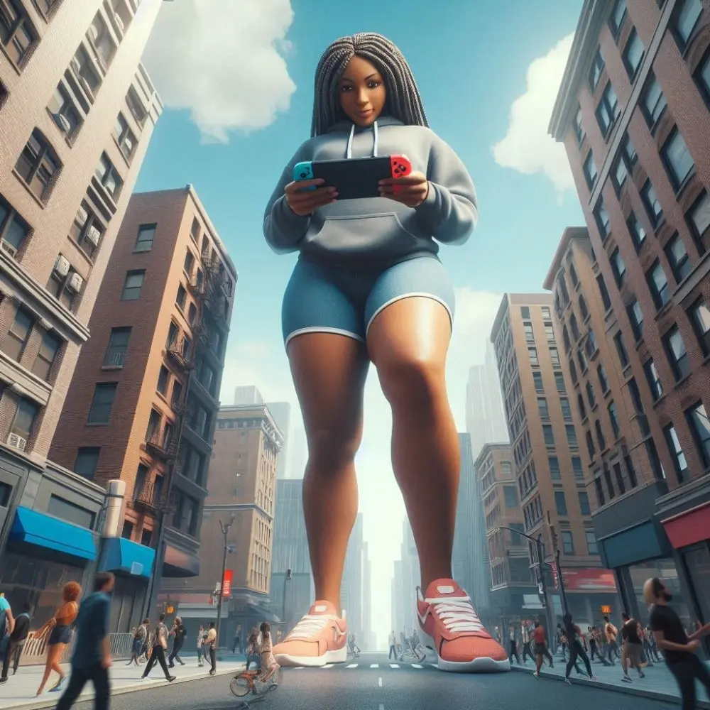 Giantess 10 [AI Generated] - page71