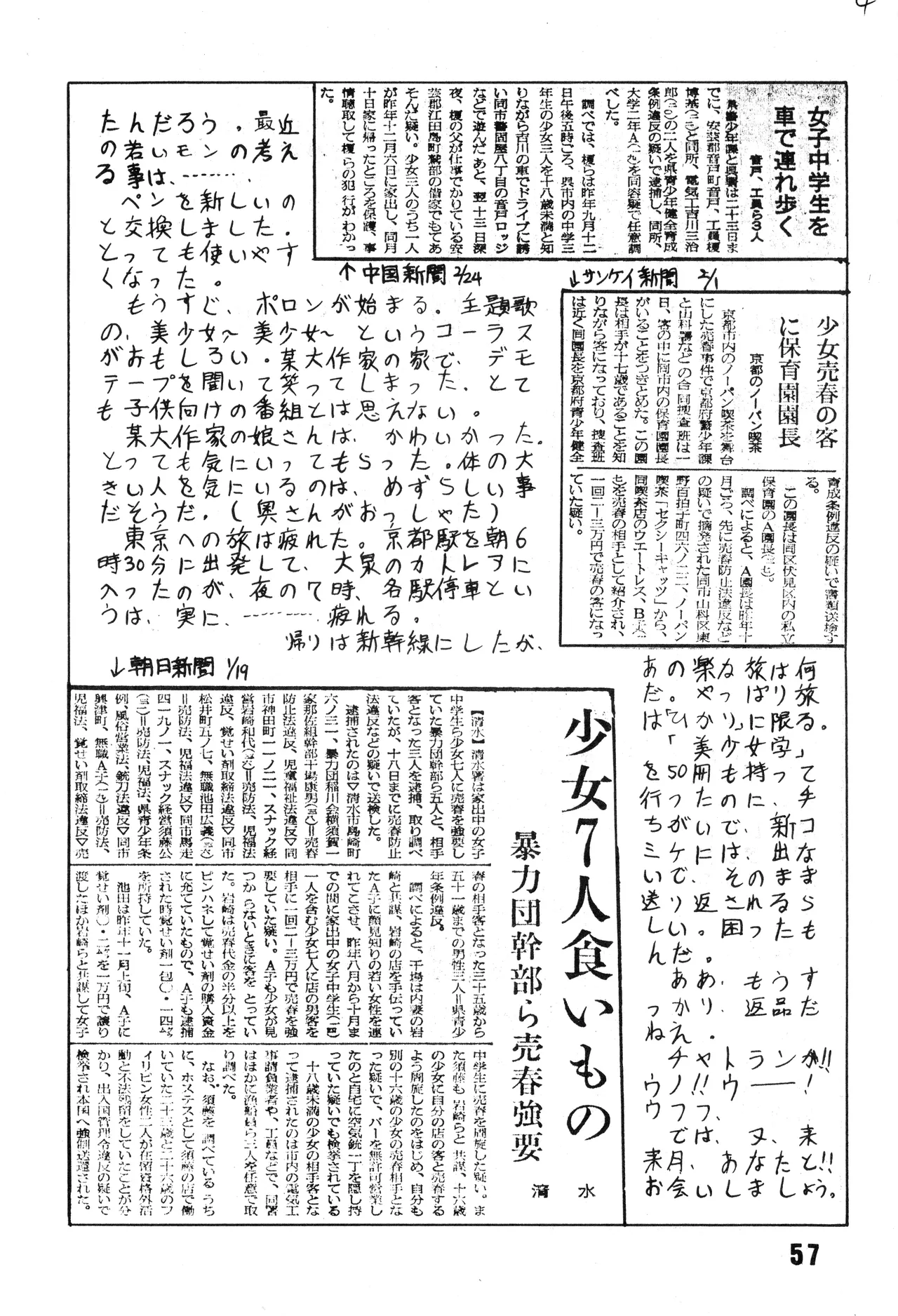 [吾妻ひでお F.C. / 美少女愛好会 シッポがない ] 美少女学 VOL.7 (1982) 昭和 57 年 - page58