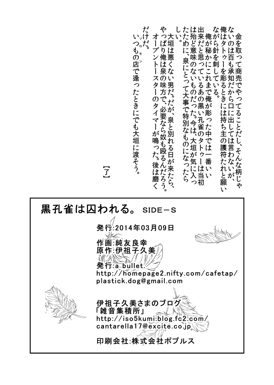 黒孔雀は囚われる。 SIDE-S - page30