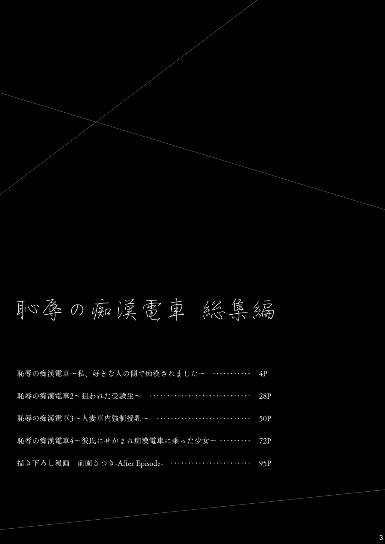 恥辱の痴漢電車 総集編 - page3
