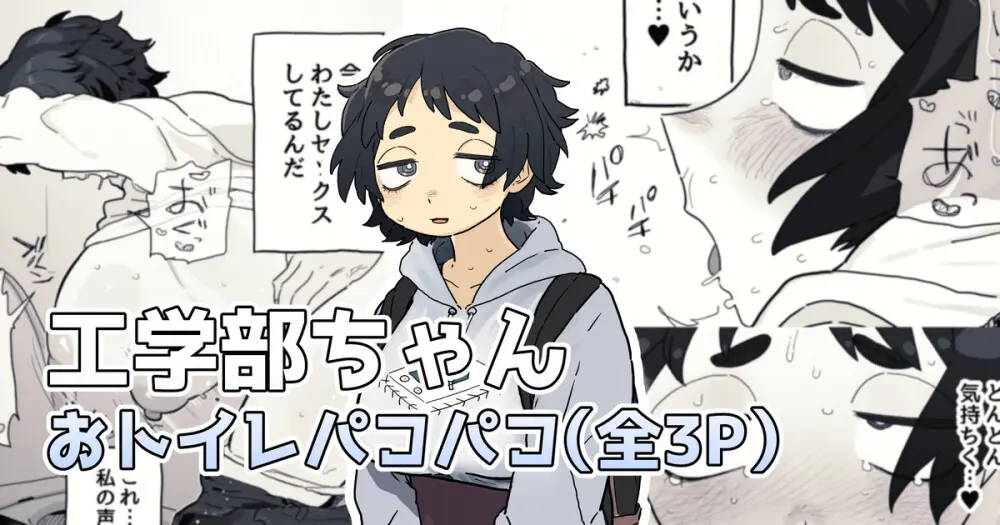 トイレでパコられちゃう工学部ちゃん