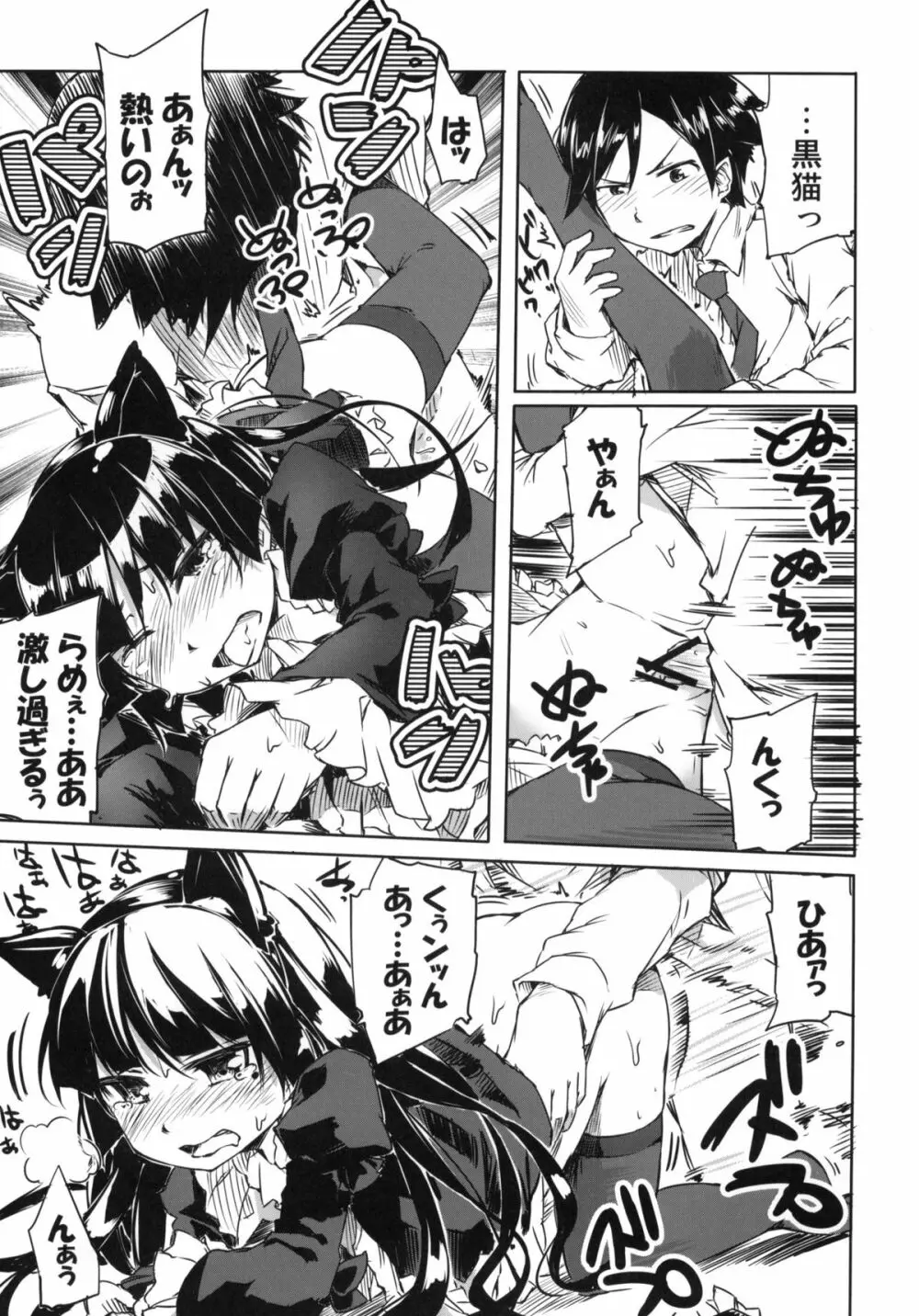 俺の黒猫がこんなににゃんにゃんするわけがない - page14