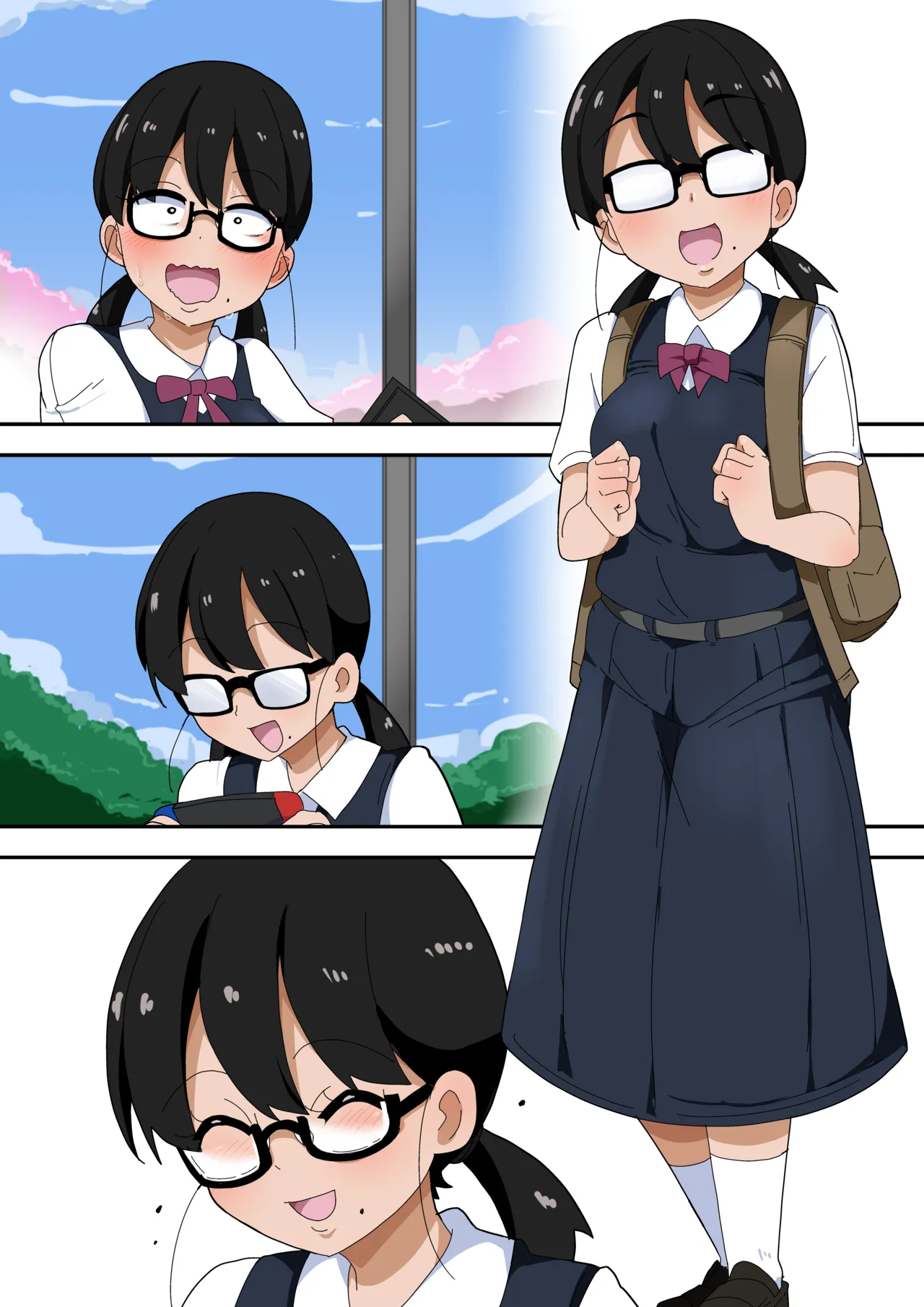 地味オタク眼鏡ちゃんとイチャラブH - page78