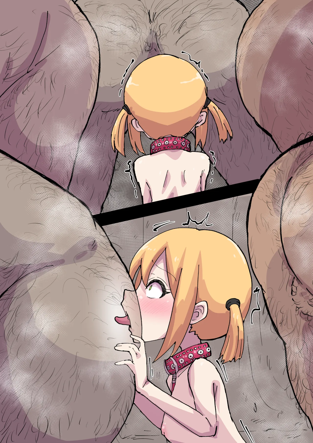 高圧ドMちゃん ホームレスのアナル舐めとチンカス掃除 - page7