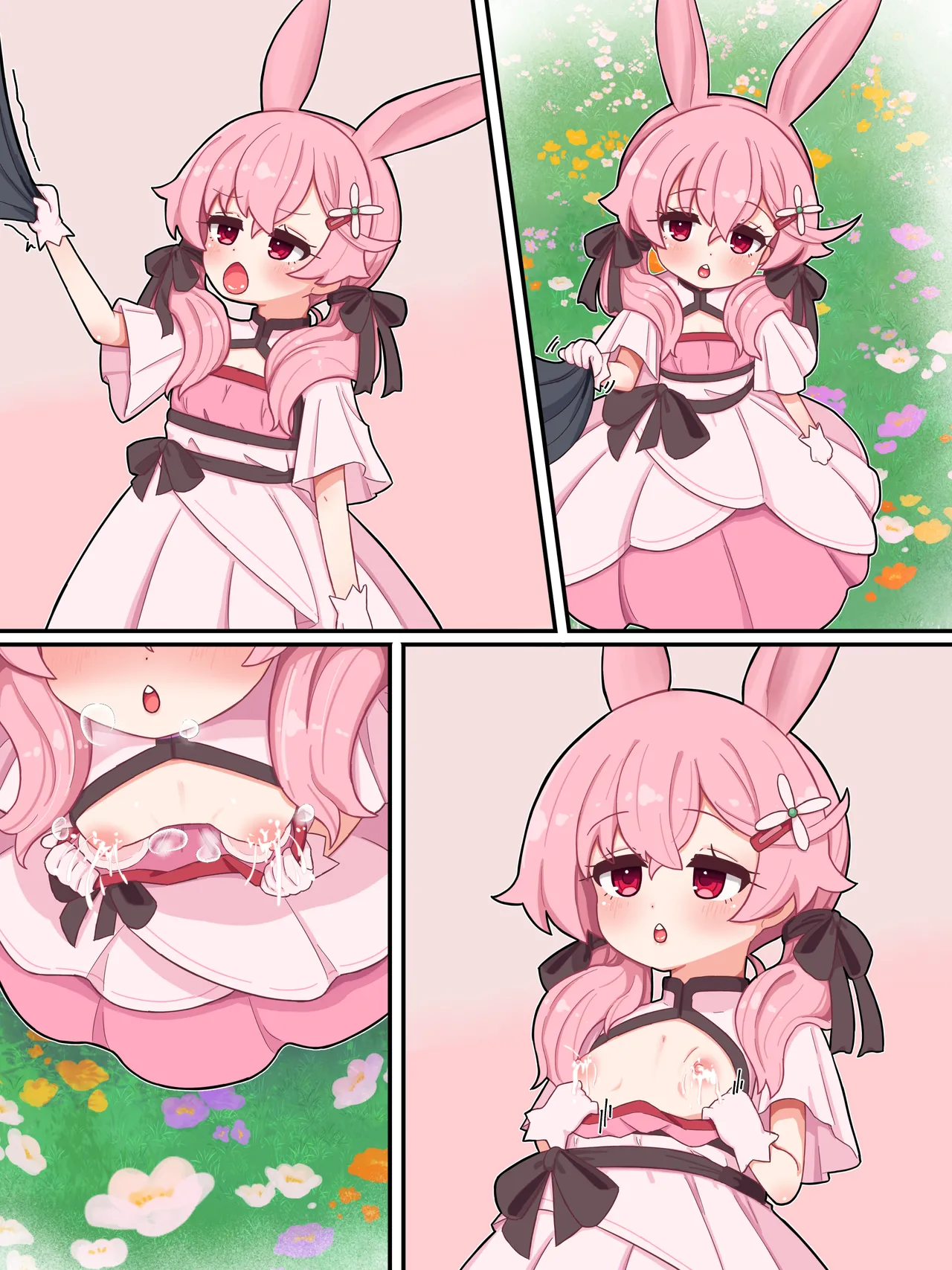 うさ授乳手コキ - page5