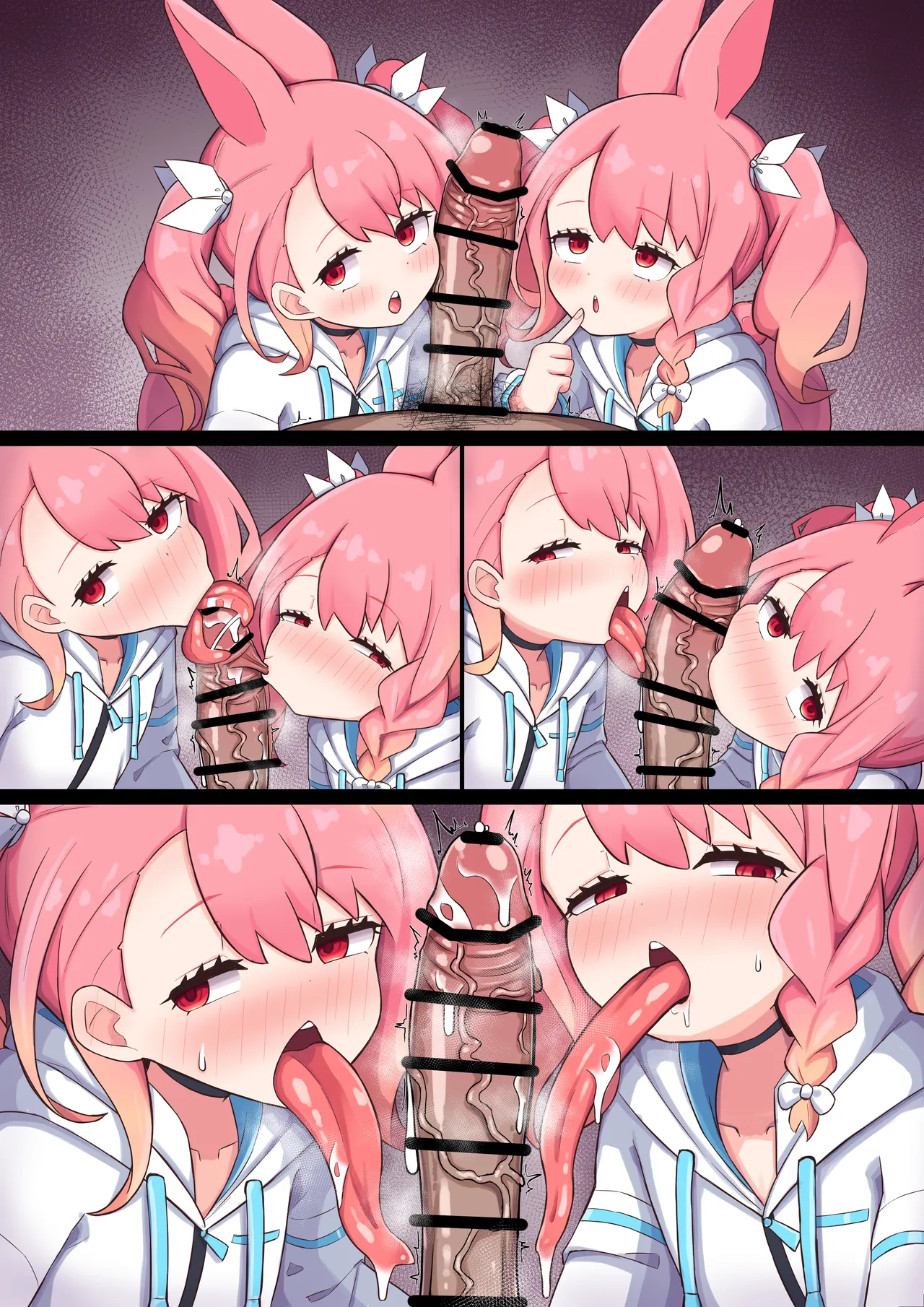 うさ長舌フェラ - page10