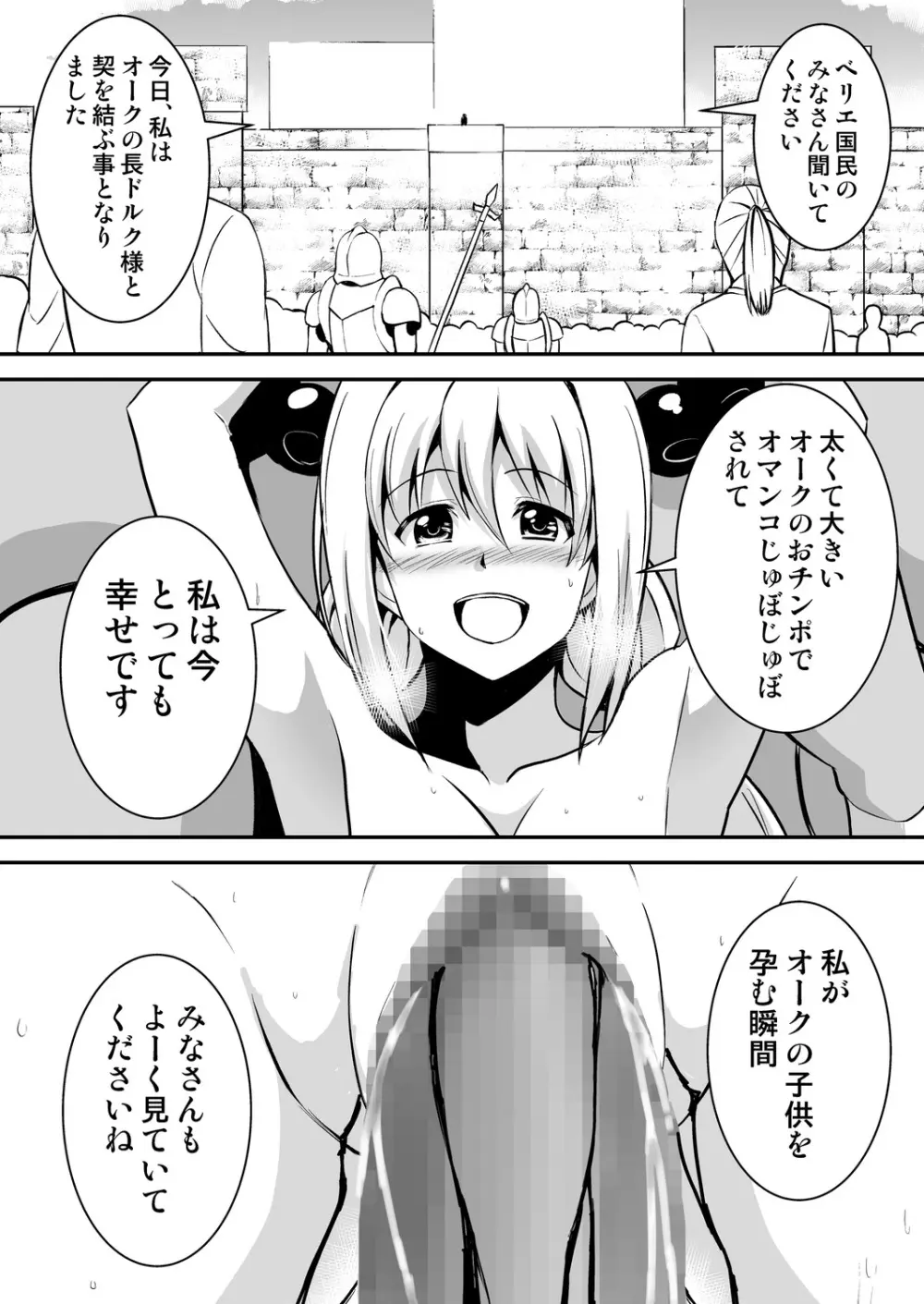 姫騎士さまはオークの子供を孕みたい - page27
