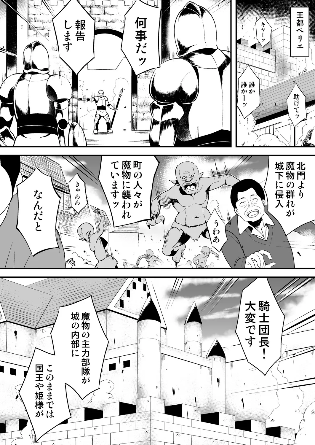姫騎士さまはオークの子供を孕みたい - page8