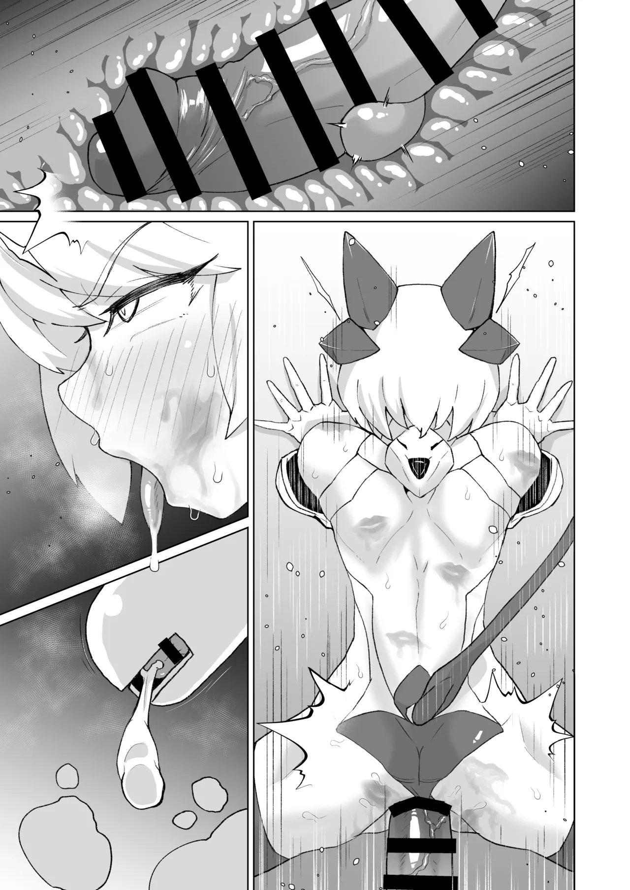 ふたなりサキュバスvs男の娘対魔忍!!② - page9