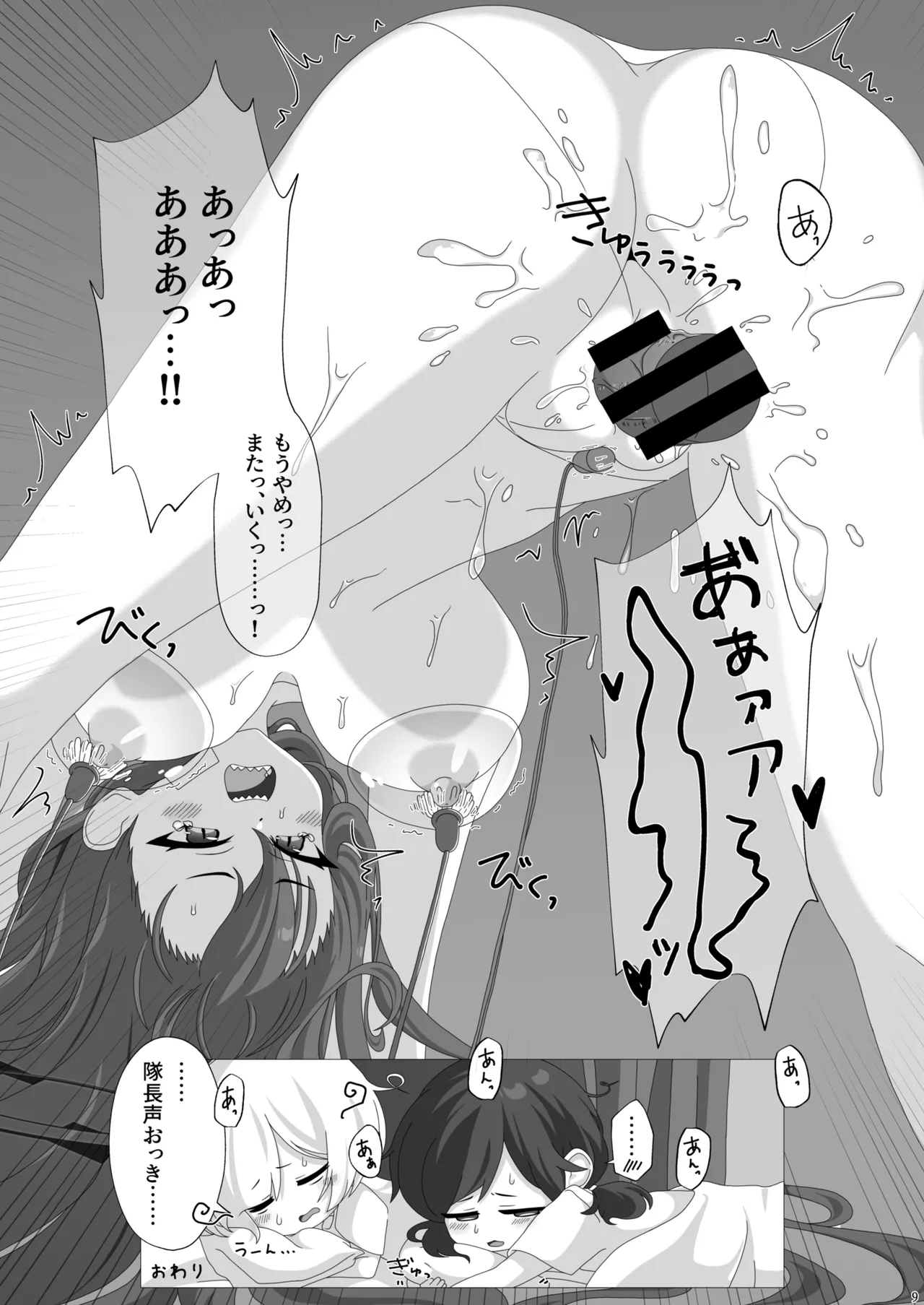 隊長の一人遊び - page8
