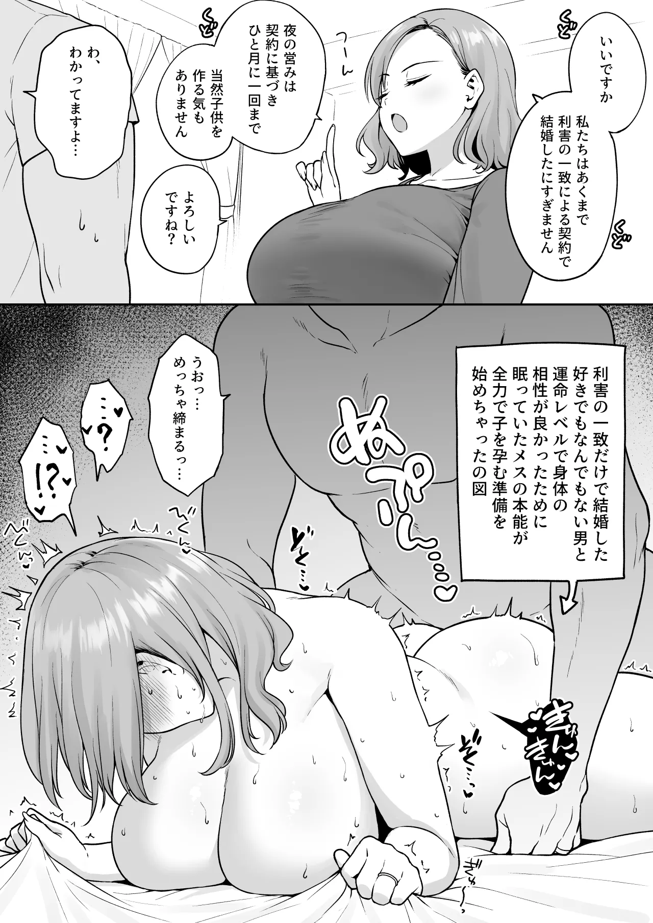 契約結婚夫婦の初夜