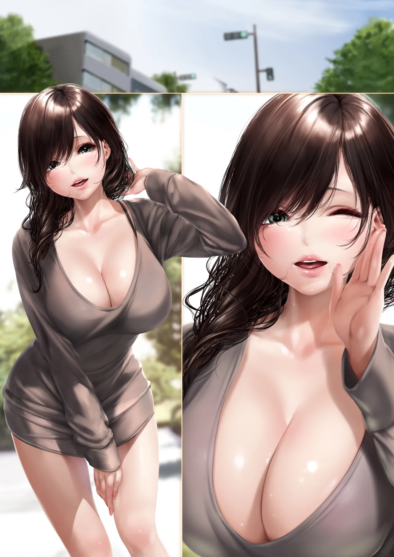 街で出会ったお姉さんは学生時代の先輩で - page308