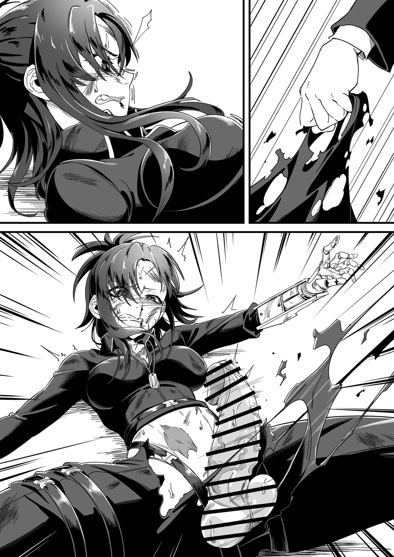 Untitled Angelia × RPK-16 futanari manga [Girls Frontline] - page3