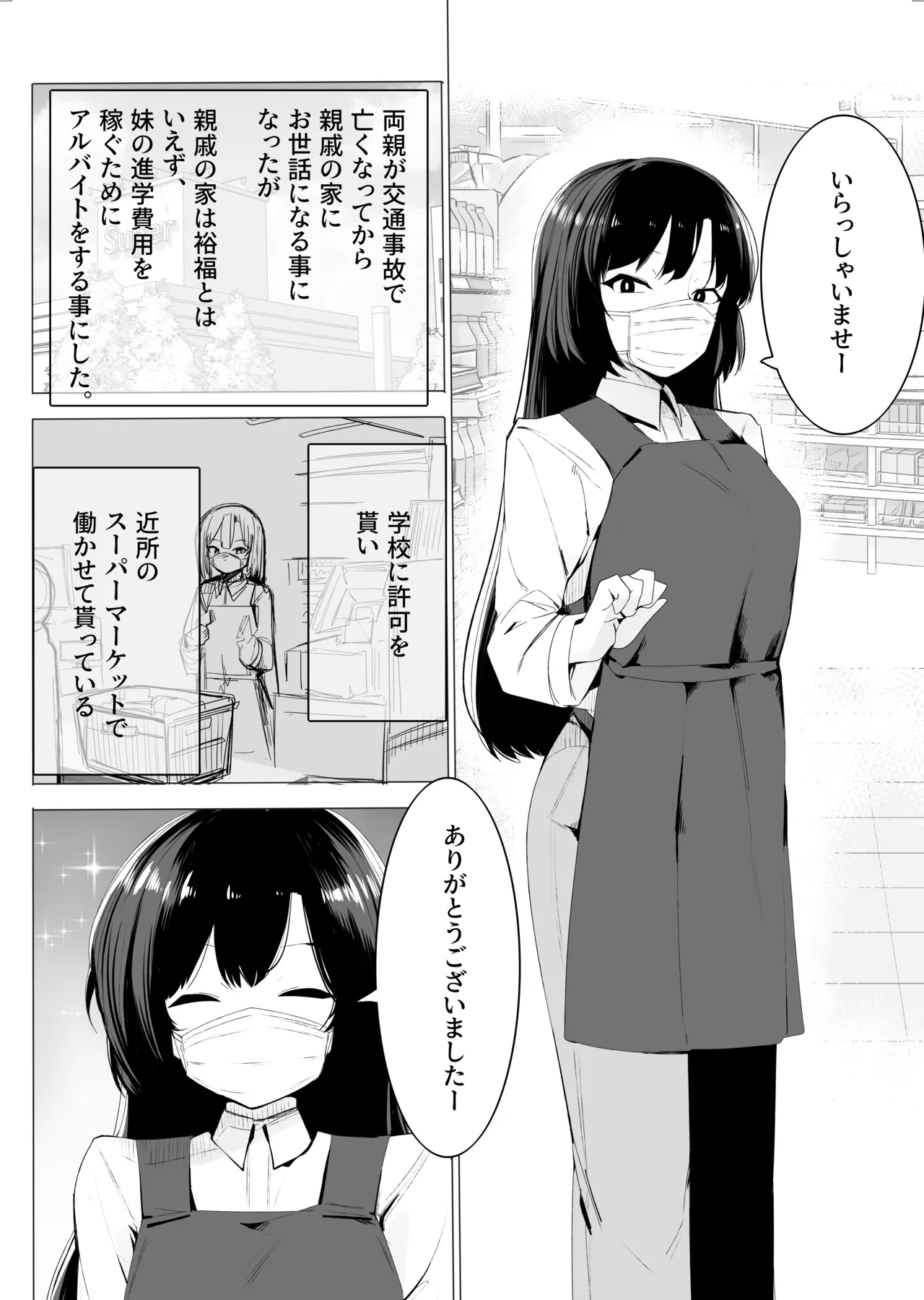 裏バイトお金の力でギャルとエッチする - page3