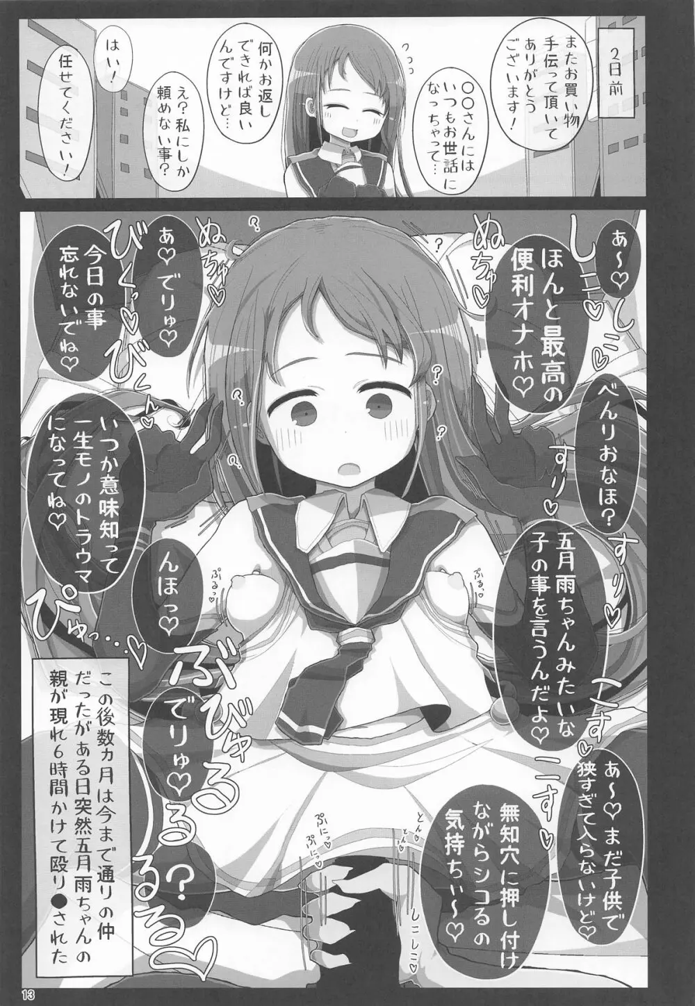 童貞くんが艦娘と初体験でこんなえっちしたら一生性癖おかしくなっちゃうダメなえっちしちゃう本 - page12