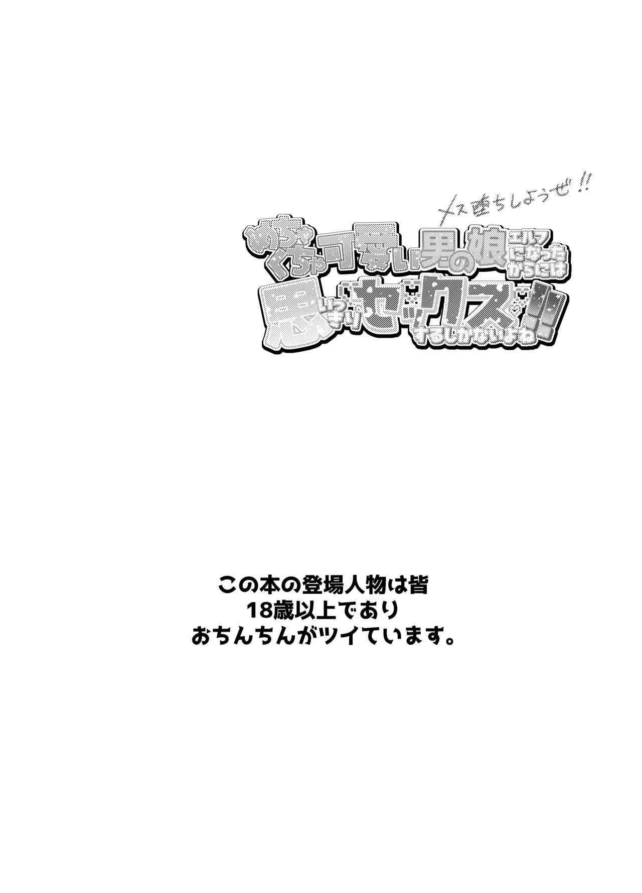 めちゃくちゃ可愛い男の娘エルフになったからには思いっきりセックスするしかないよね! - page3