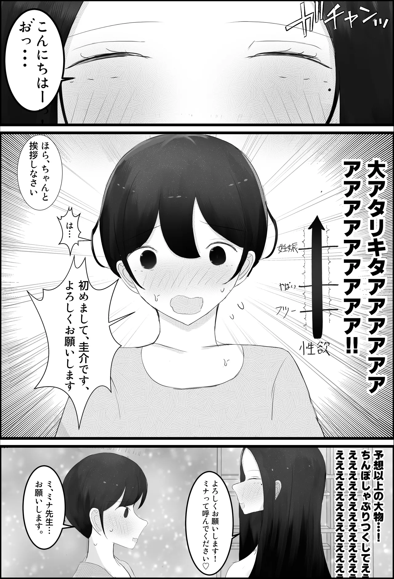 ドスケベ家庭教師のお姉さんがシ〇タちんぽいじめて精通させる話 - page3