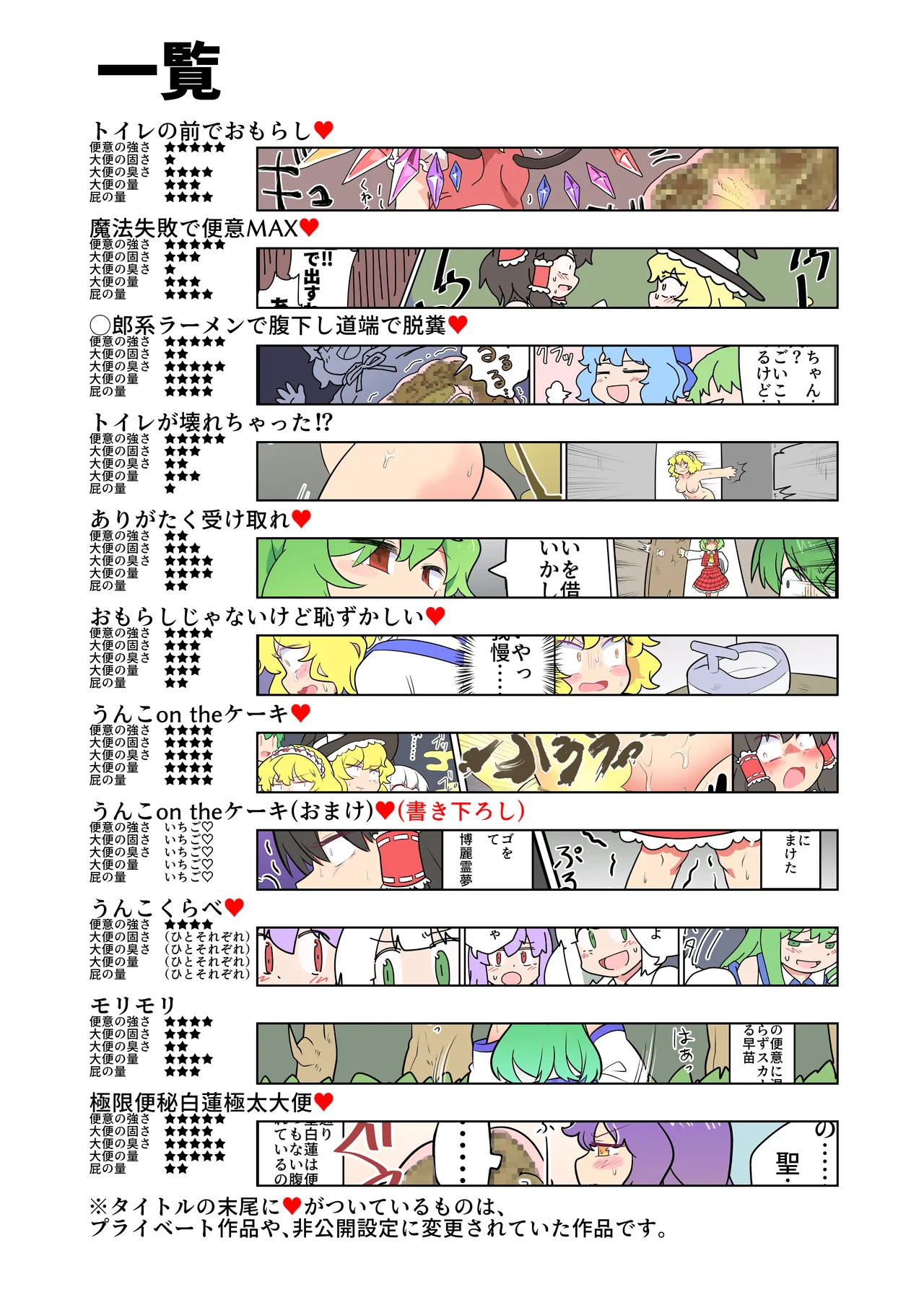 大便をひりだす少女たち - page3
