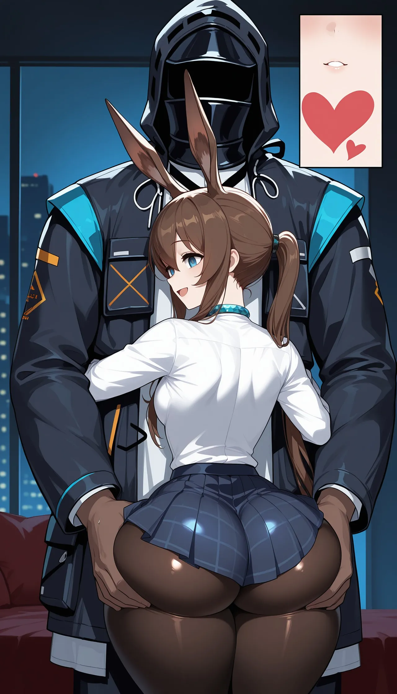 Arknight BBC Amiya and Absinthe rahmat ai generated - page13