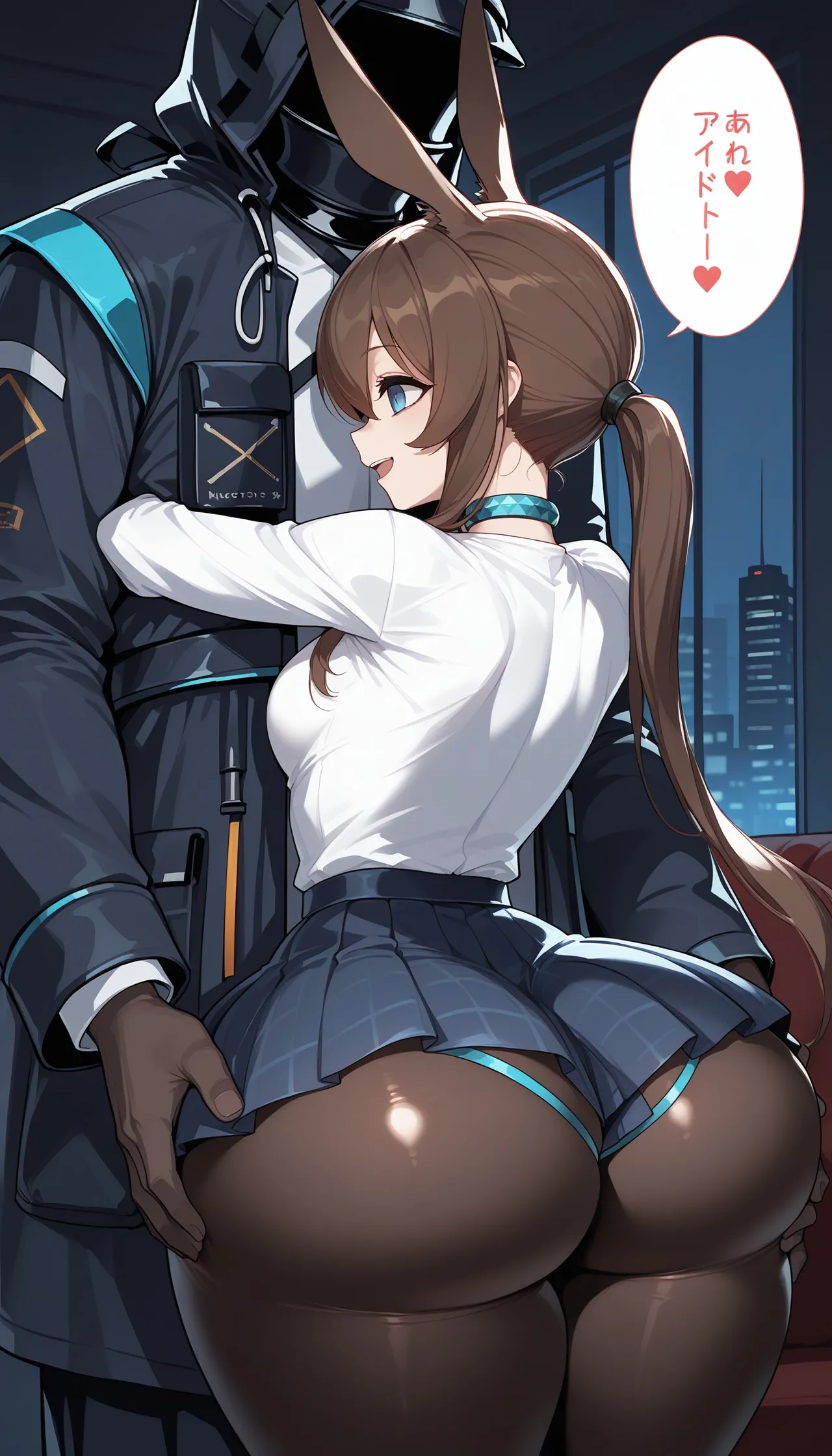 Arknight BBC Amiya and Absinthe rahmat ai generated - page8