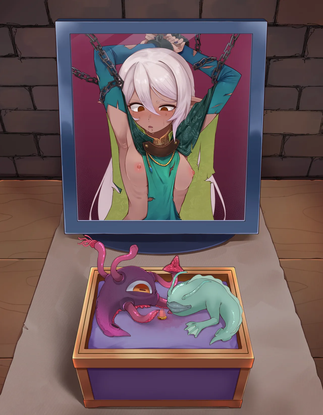 クリボックス快楽○問 ～魔王の手下は快楽に堕ちる～ - page61