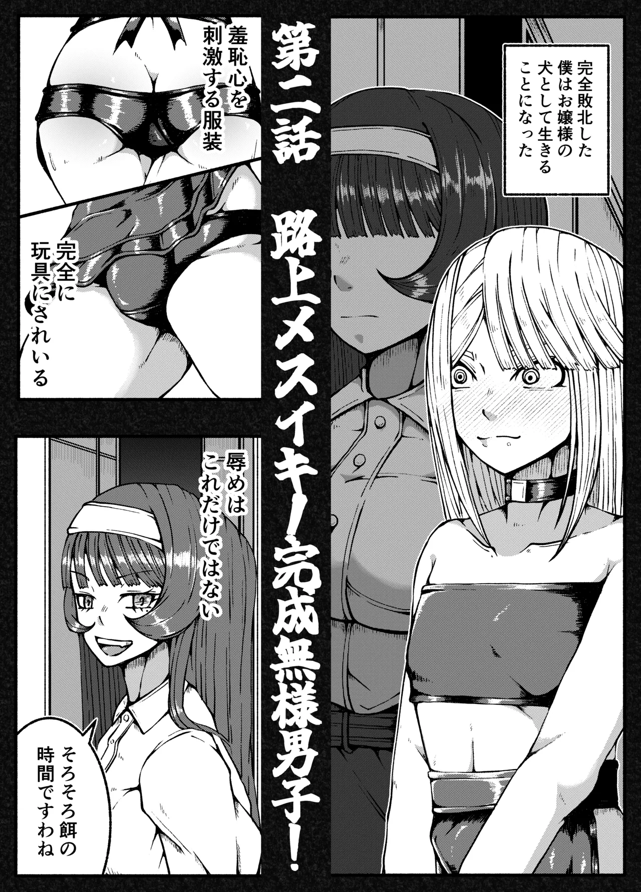 激闘ふたなりお嬢様VS格闘少年 - page15