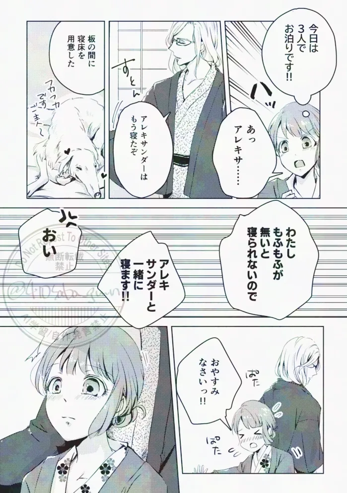 光の帳がおりた夜 - page9