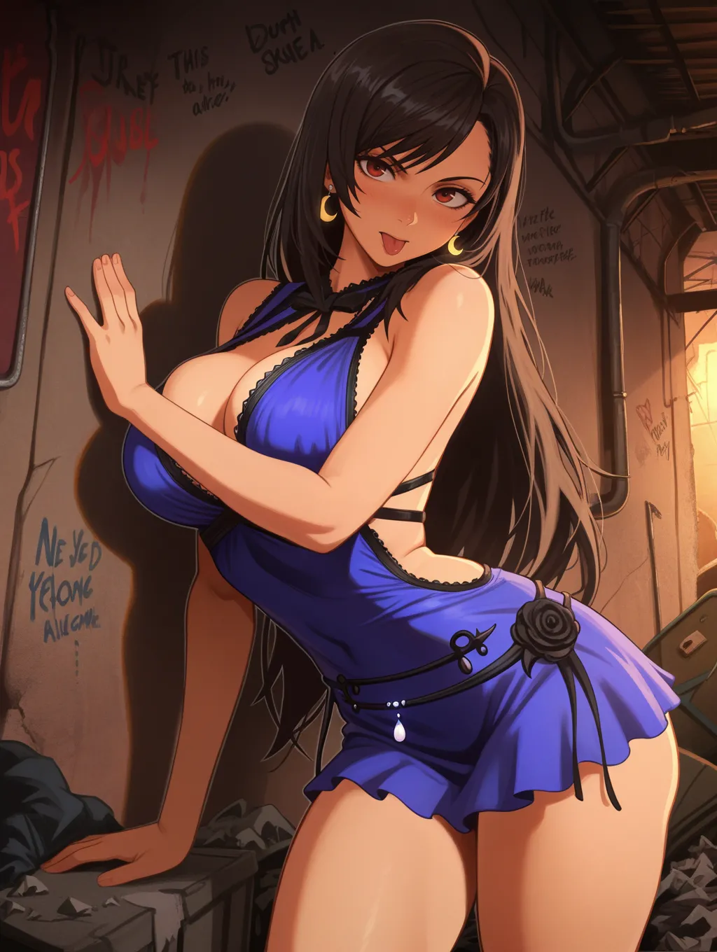 Tifa Lockhart | Final Fantasy waifuinvoker ai generated - page11