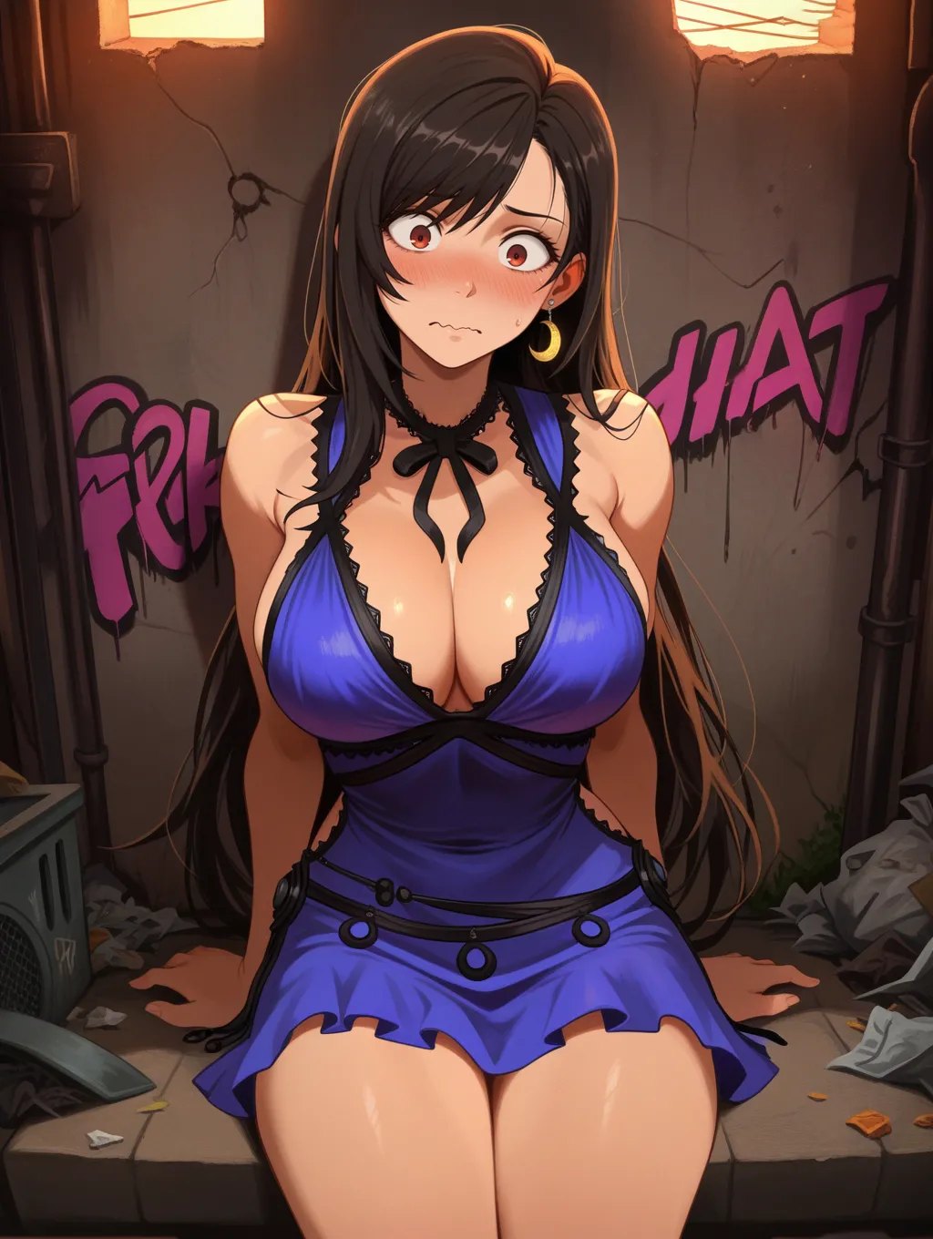 Tifa Lockhart | Final Fantasy waifuinvoker ai generated - page17