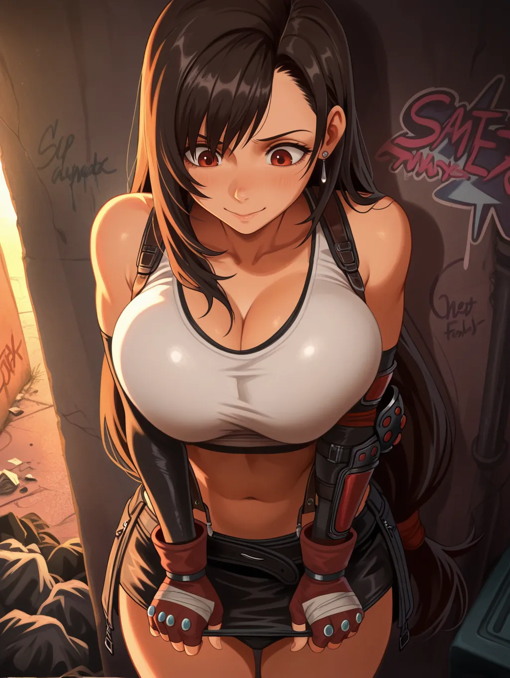 Tifa Lockhart | Final Fantasy waifuinvoker ai generated - page69