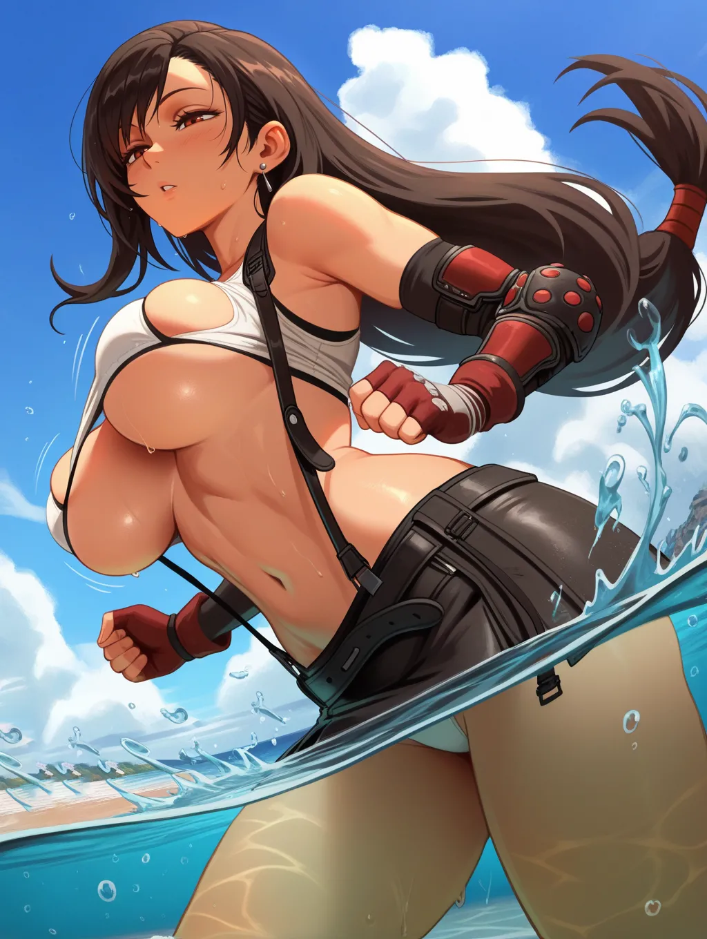 Tifa Lockhart | Final Fantasy waifuinvoker ai generated - page88