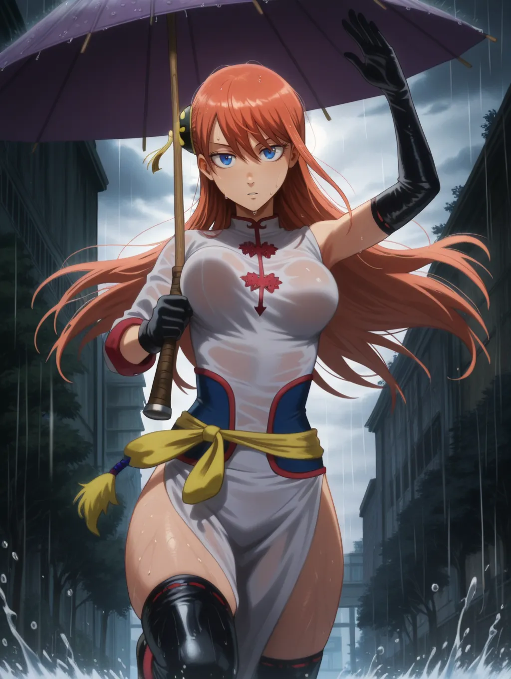 Kagura | Gintama 🌧️🌂 waifuinvoker ai generated - page64