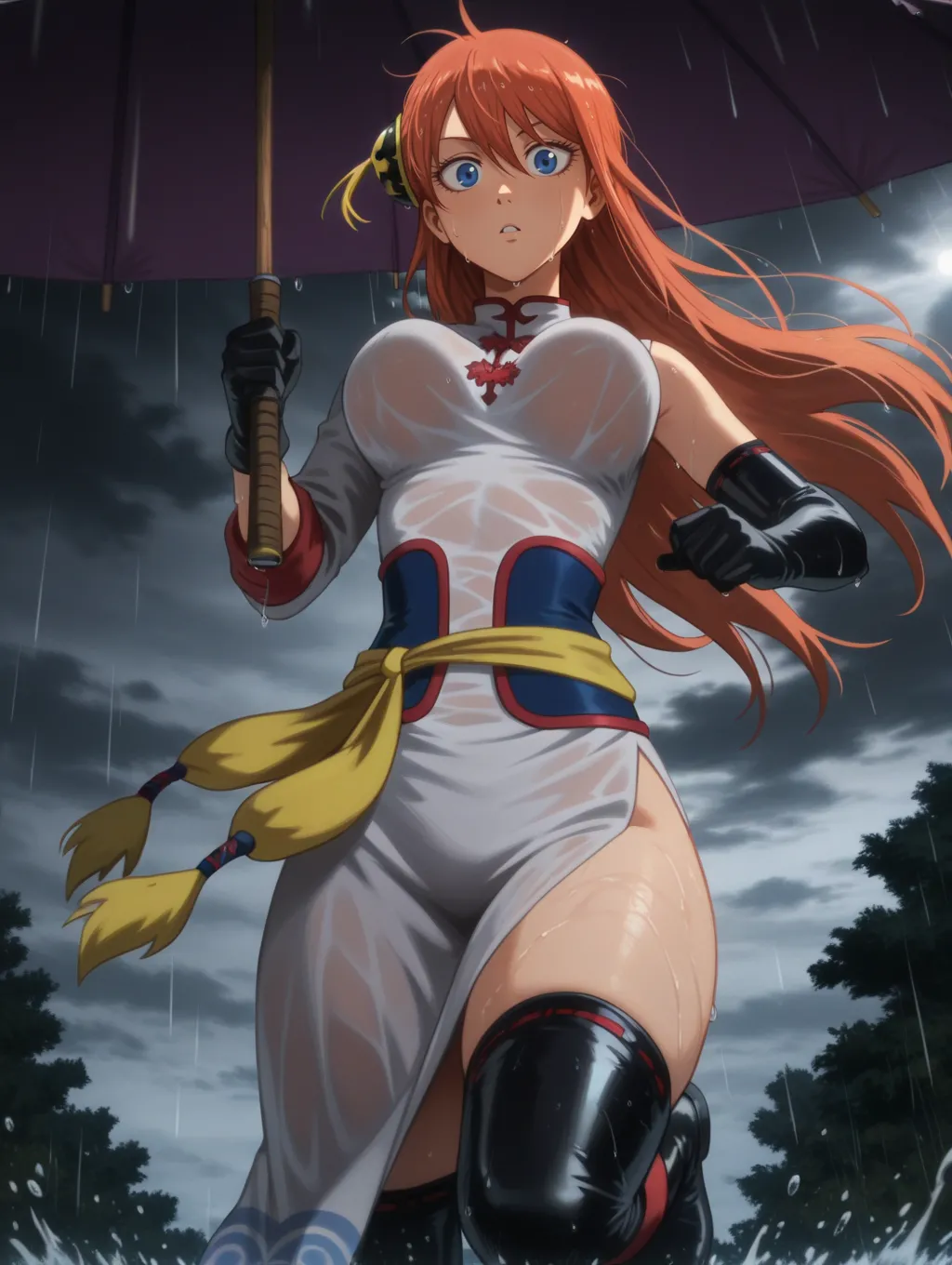 Kagura | Gintama 🌧️🌂 waifuinvoker ai generated - page65