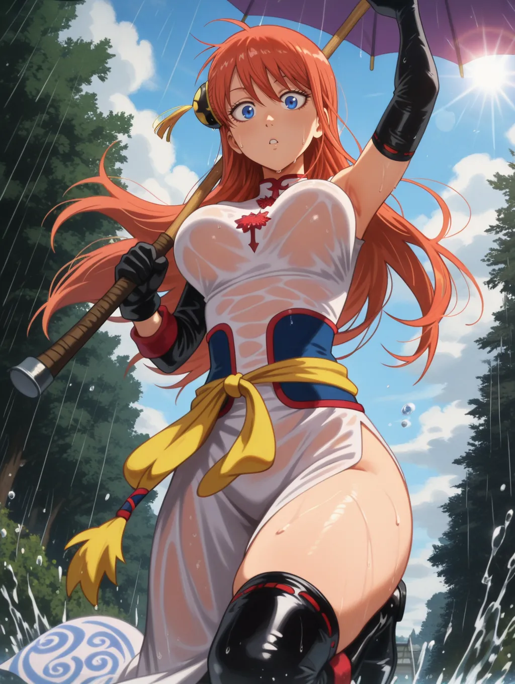 Kagura | Gintama 🌧️🌂 waifuinvoker ai generated - page68